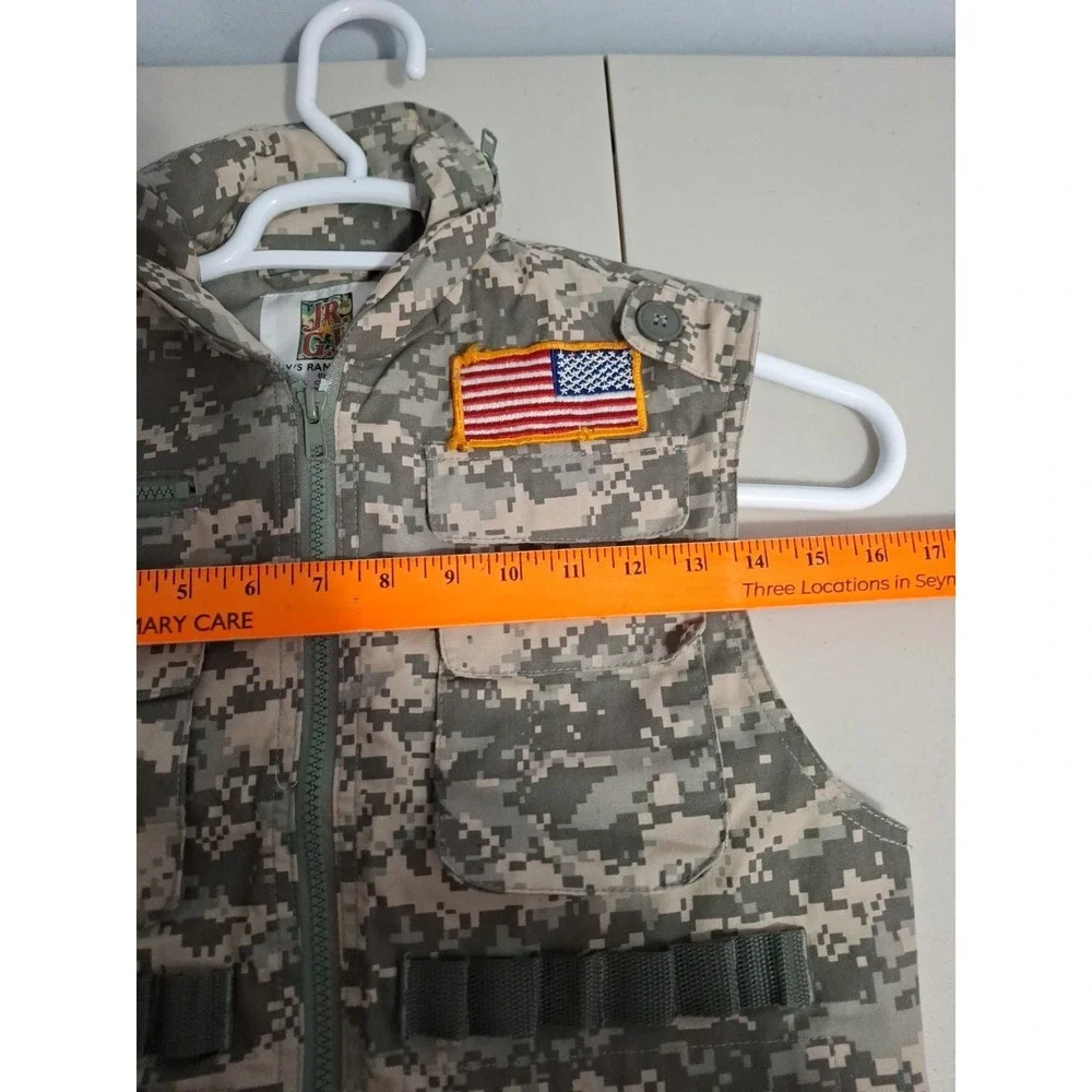 Rothco Jr GI Kids Medium Ranger Vest Multi Pocket Tactical‎ Army ACU DIGITAL